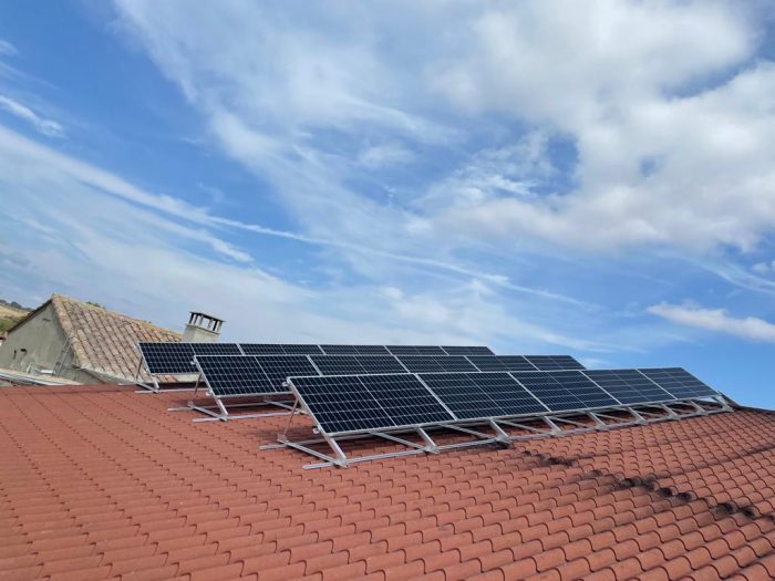 Instalación fotovoltaica con compensación de excedentes