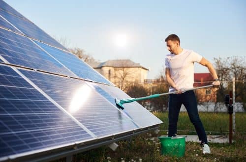Mantenimiento de los paneles solares