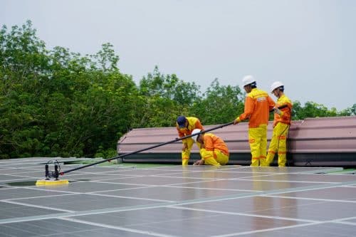 Mantenimiento de los paneles solares