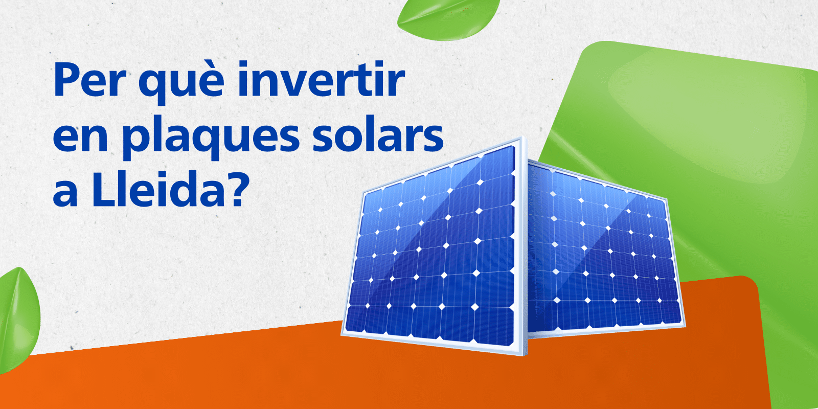 plaques solars a Lleida