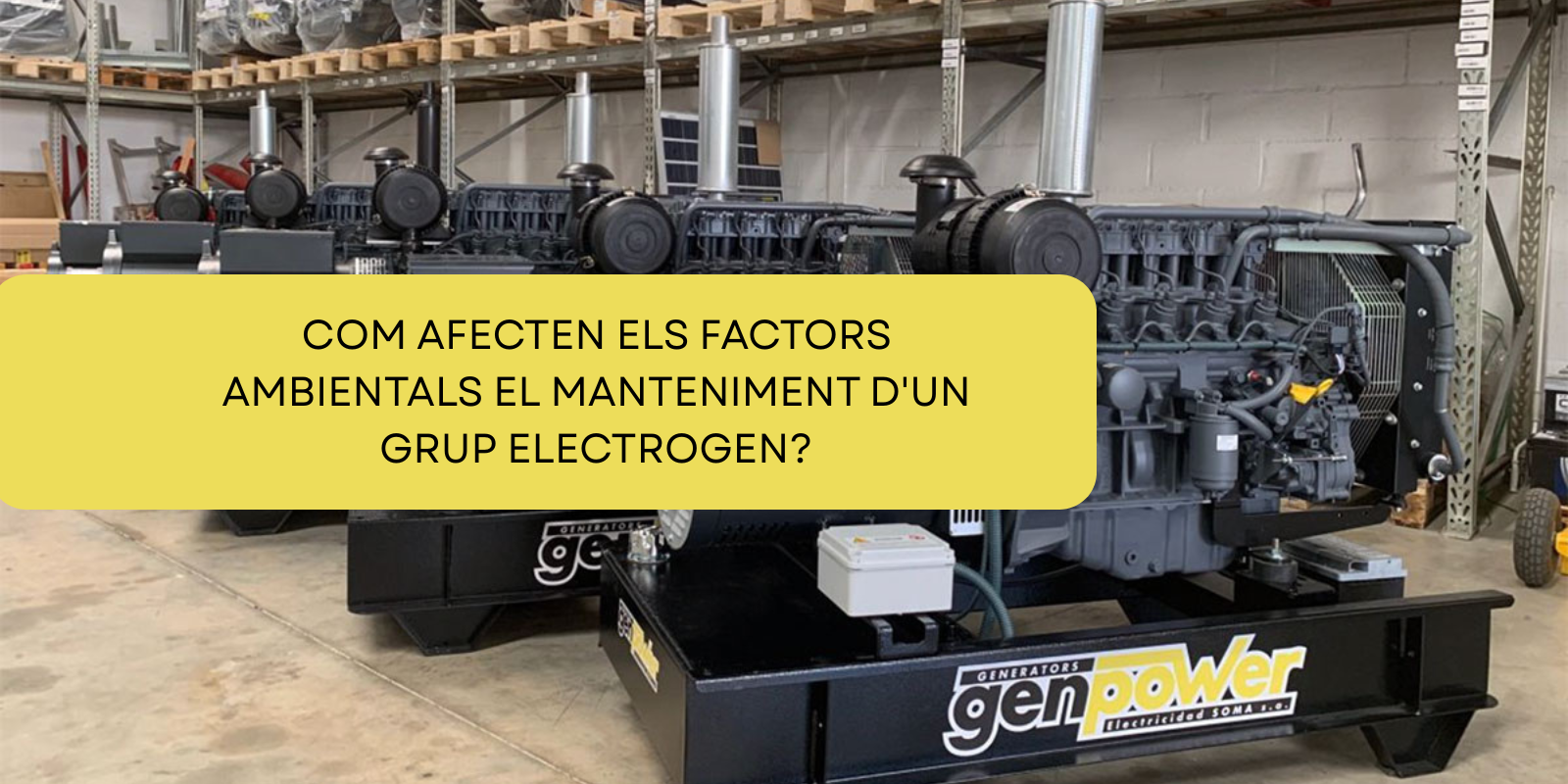 manteniment d'un grup electrogen