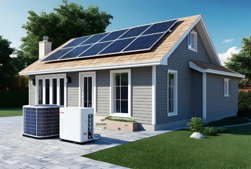 combine aerothermal energy and solar energy