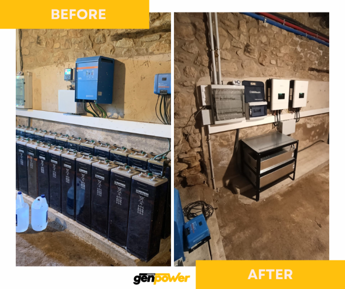 ISOLATED PHOTOVOLTAIC INSTALLATION