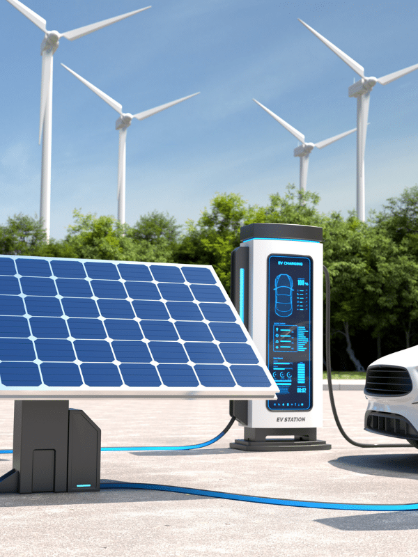 cargar un coche eléctrico con energía solar