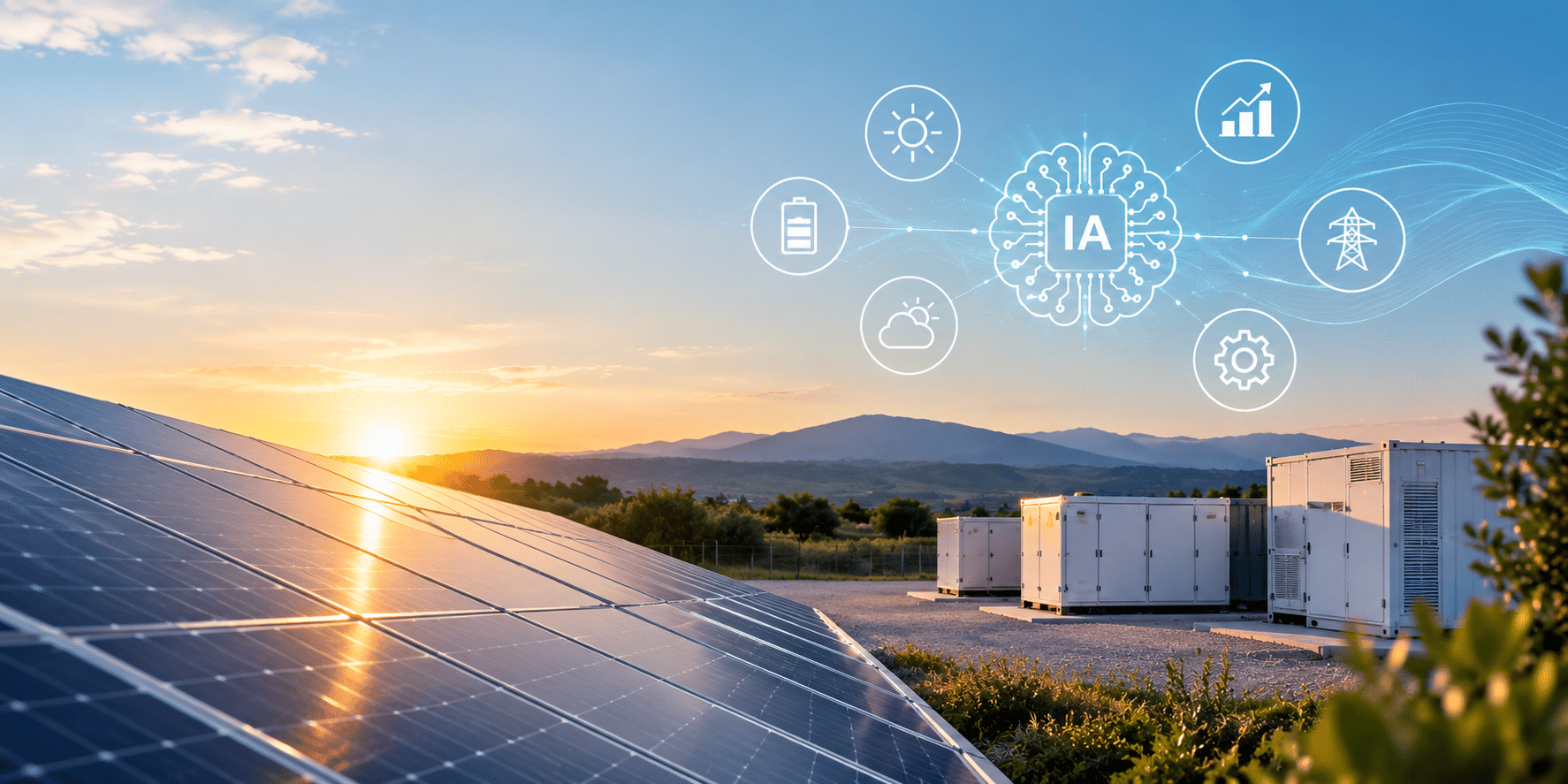 Energía solar e inteligencia artificial