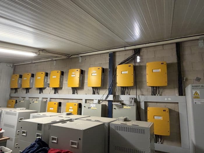 instalación solar agroindustrial